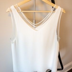 Babaton Camisole White w/ Mesh Size M